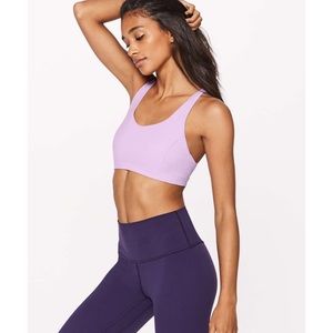 Lululemon Free To Be Serene Bra Lavender Color